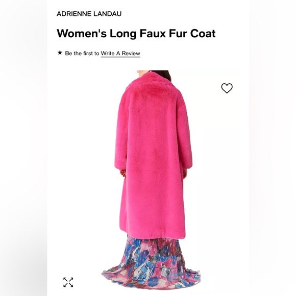 Adrienne Landau Faux Fur Coat - Picture 8 of 8